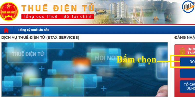 trang Web khai báo thuế qua mạng