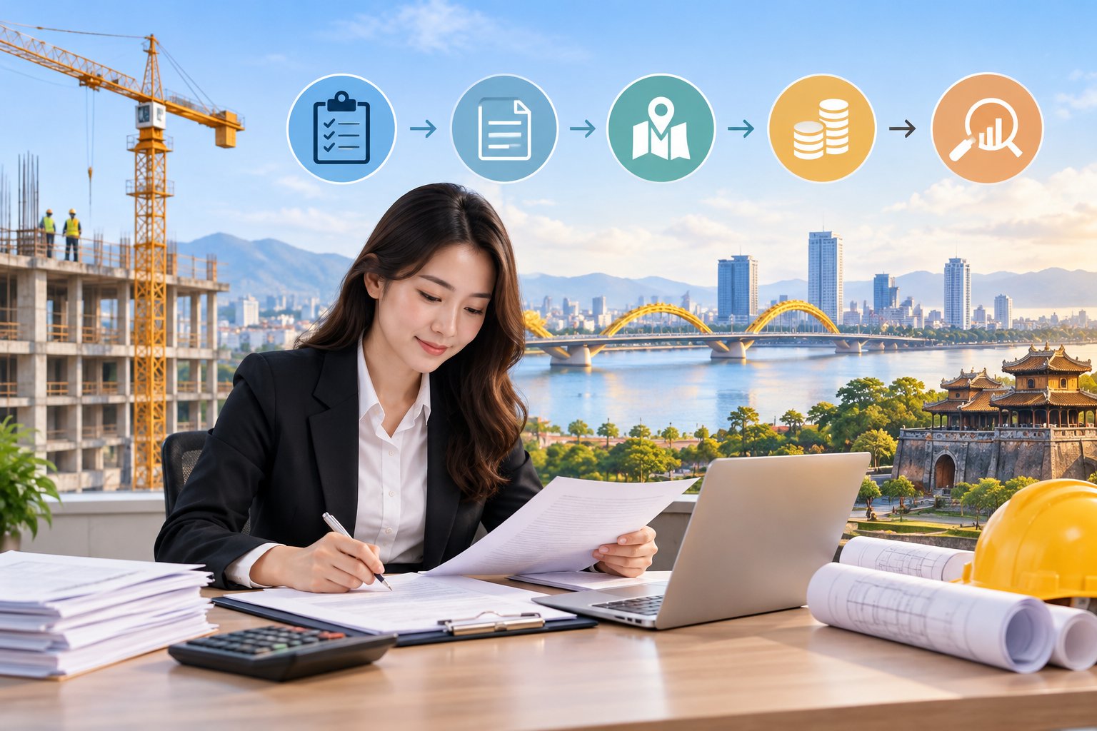 Ảnh minh hoạ: Khai thuế xây dựng ngoại tỉnh: nơi nộp, đối chiếu