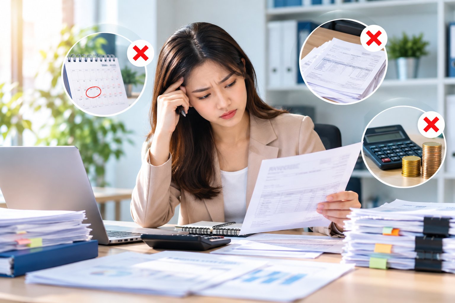 Ảnh minh hoạ: Bỏ sót hóa đơn đầu vào kê khai thế nào?