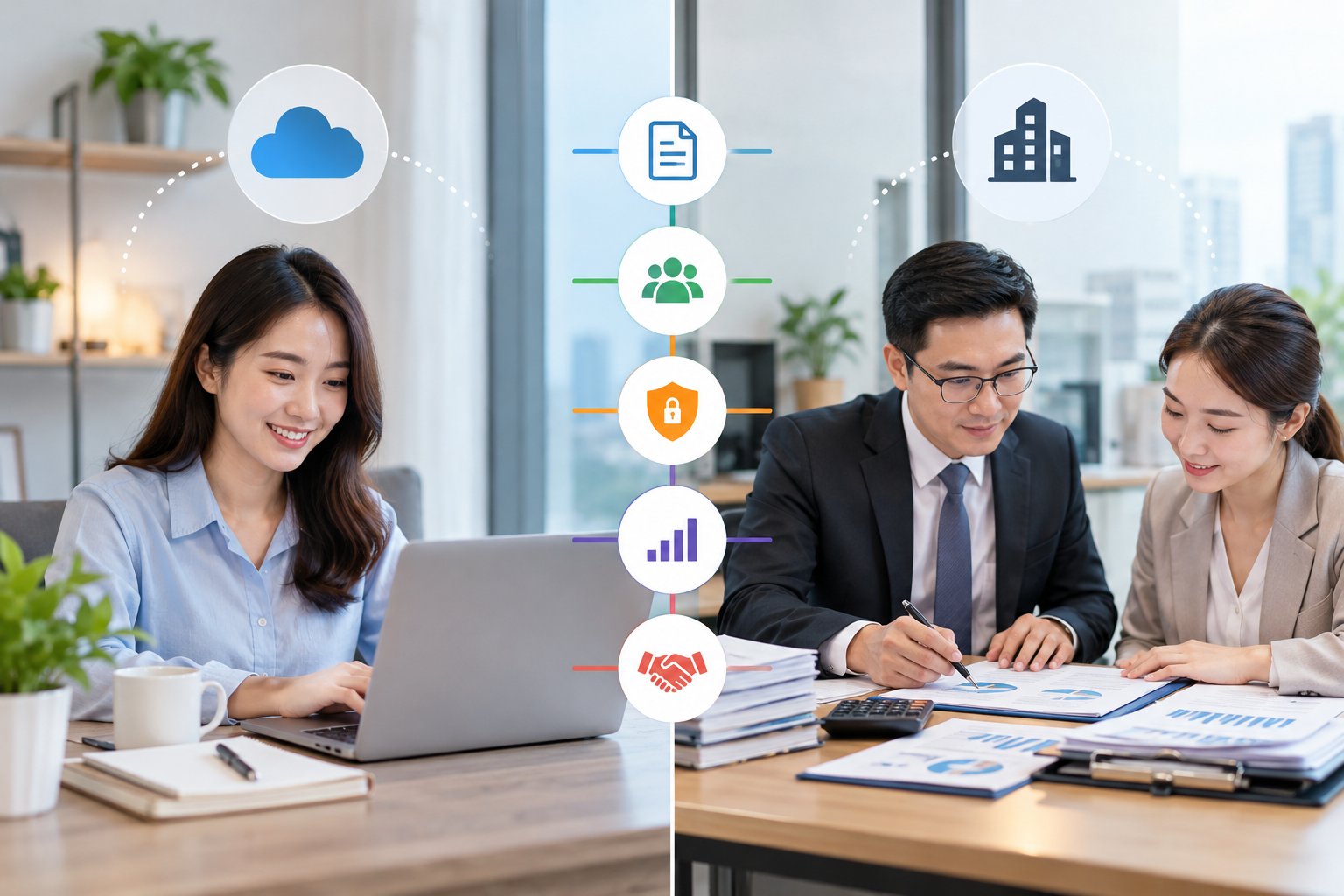 Ảnh minh hoạ: Kế toán online hay tại chỗ: Nên chọn hình thức nào?