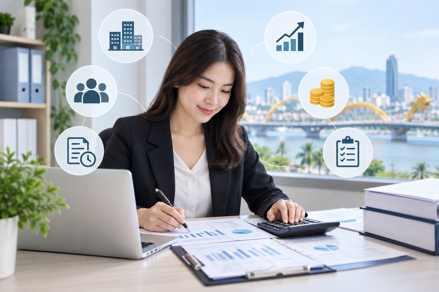 Ảnh minh hoạ: Chi phí dịch vụ kế toán Đà Nẵng phụ thuộc gì?