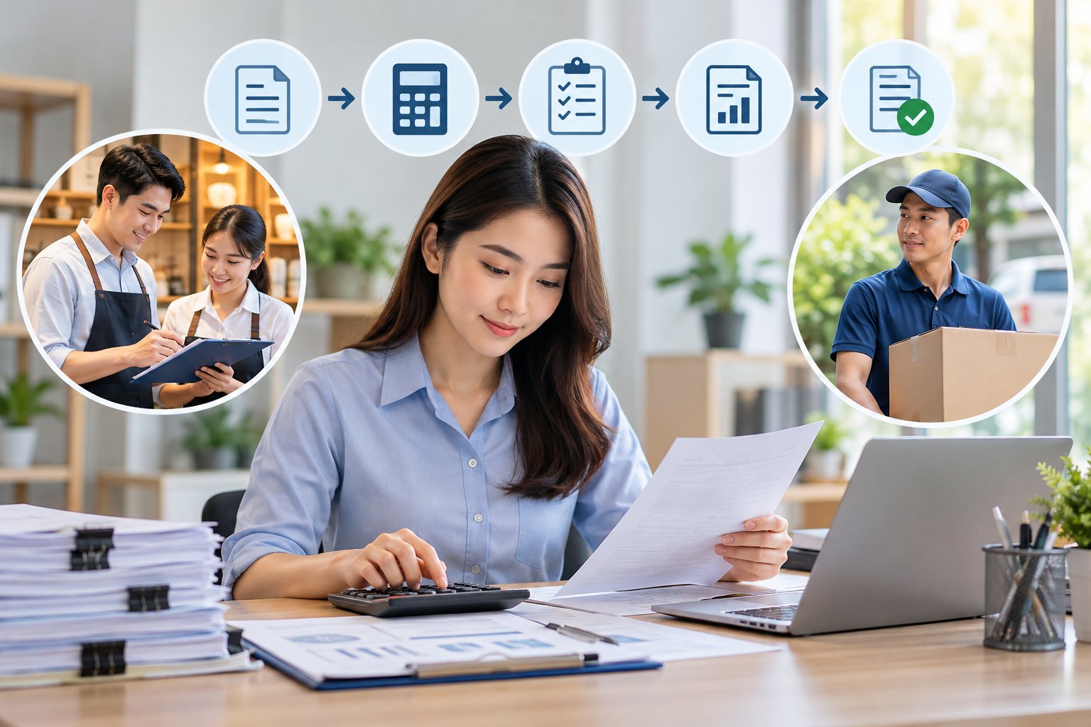 Ảnh minh hoạ: Hộ kinh doanh thuê lao động thuế TNCN: Cách kê khai